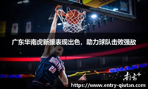 广东华南虎新援表现出色，助力球队击败强敌